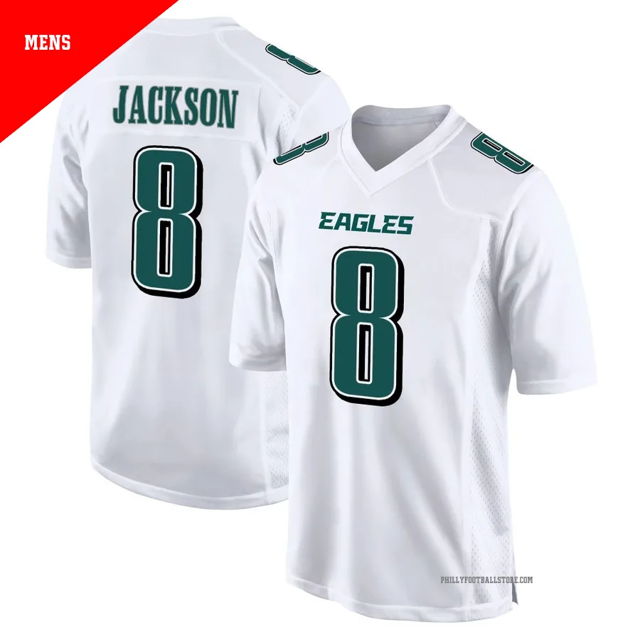 Men's Philadelphia Eagles Adoree' Jackson ＃8 Game White Tundra Fashion Jersey