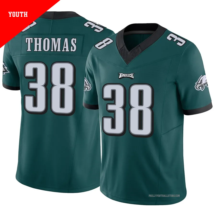 Youth Philadelphia Eagles Ambry Thomas ＃38 Limited Green Vapor F.U.S.E. Jersey