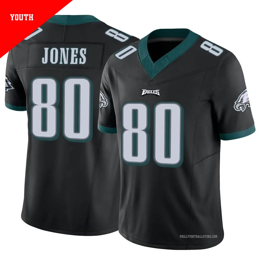Youth Philadelphia Eagles Julio Jones ＃80 Limited Black Vapor F.U.S.E. Jersey