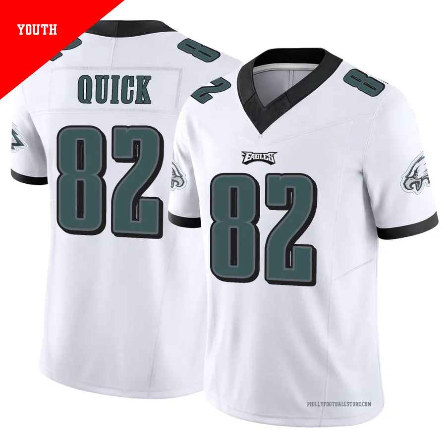 Youth Philadelphia Eagles Mike Quick ＃82 Limited White Vapor F.U.S.E. Jersey